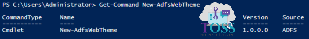 Get-Command New-AdfsWebTheme powershell script command cmdlet adfs 