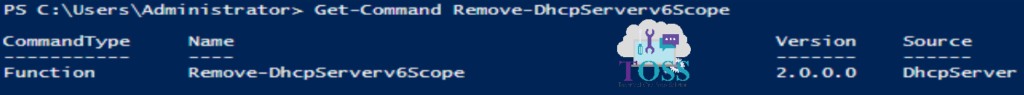 Remove-DhcpServerv6Scope powershell cmdlets script DHCP command