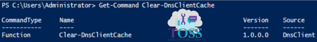Get-Command Clear-DnsClientCache