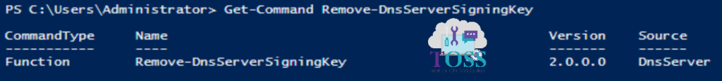 Get-Command Remove-DnsServerSigningKey