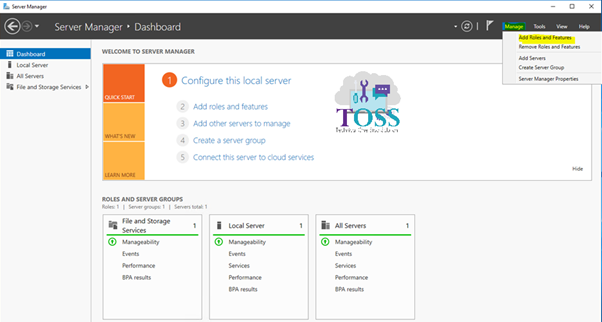 Server manager 2016 datacenter iis