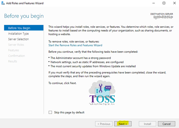 add roles server 2016 datacenter