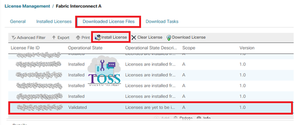 cisco ucs license installtion fabric intercnnect tossolution.com