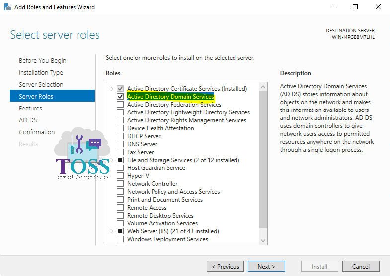 addsadministration adds active directory domain services