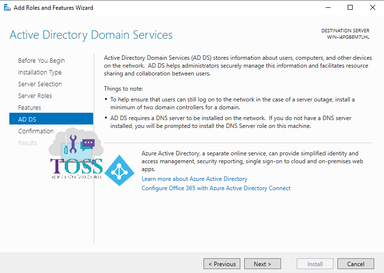 addsadministration Active directory domain services