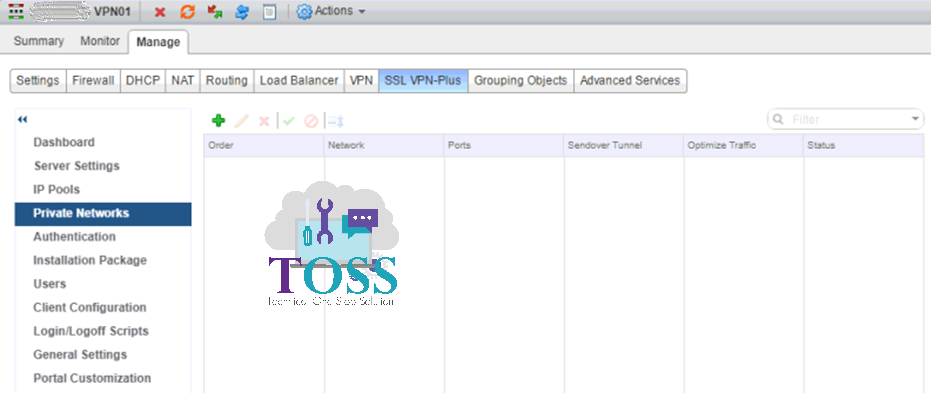 edge private network ssl vpn