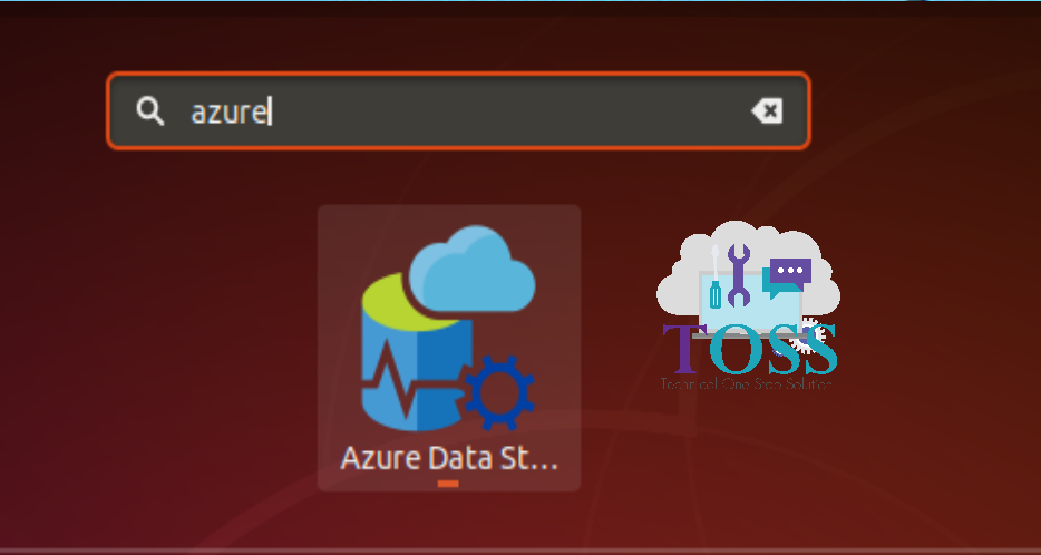 Configuring Azure Data Studio on Ubuntu application icon