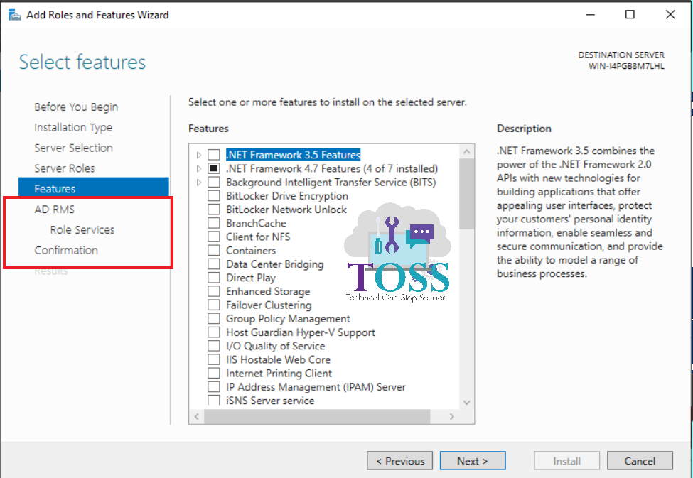 adrms installation configuration