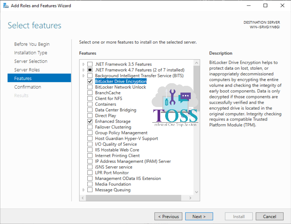 Bitlocker drive encryption 