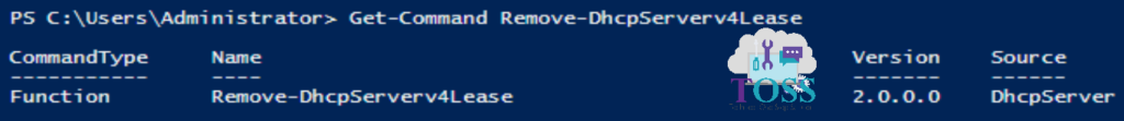 Get-Command Remove-DhcpServerv4Lease powershell script command cmdlet dhcp