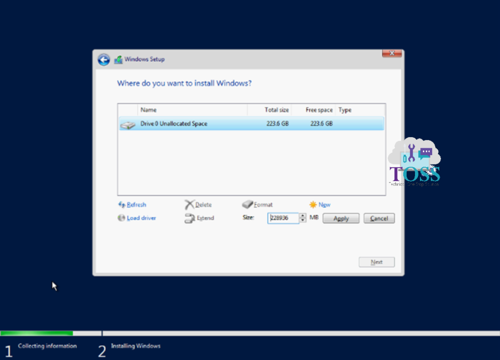 windows server 2019 ucs cisco installation