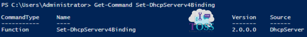 Get-Command Set-DhcpServerv4Binding powershell cmdlet dhcp script command