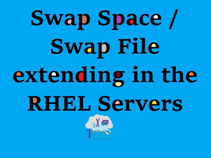 swap space file extending rhel linux