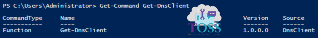 Get-Command Get-DnsClient