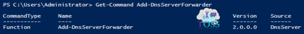 Get-Command Add-DnsServerForwarder