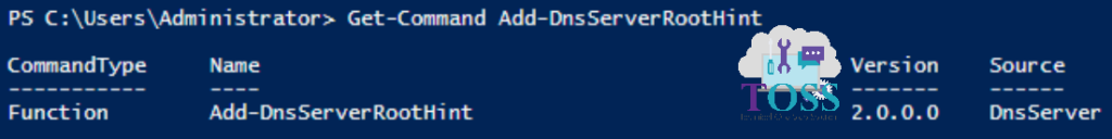 Get-Command Add-DnsServerRootHint