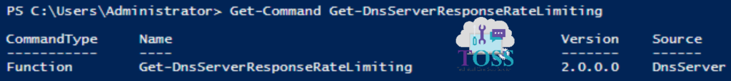 Get-Command Get-DnsServerResponseRateLimiting