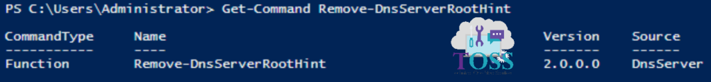 Get-Command Remove-DnsServerRootHint