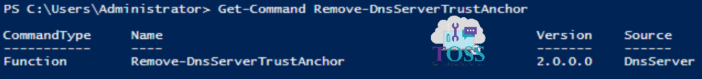 Get-Command Remove-DnsServerTrustAnchor