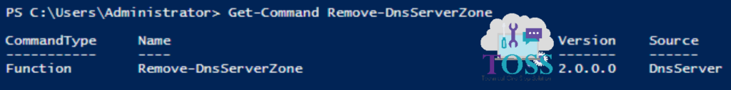 Get-Command Remove-DnsServerZone