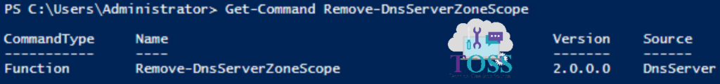 Get-Command Remove-DnsServerZoneScope